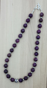 Lilac Lepidolite Necklace