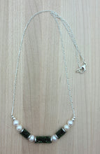 Erinite Green & Pearls Necklace