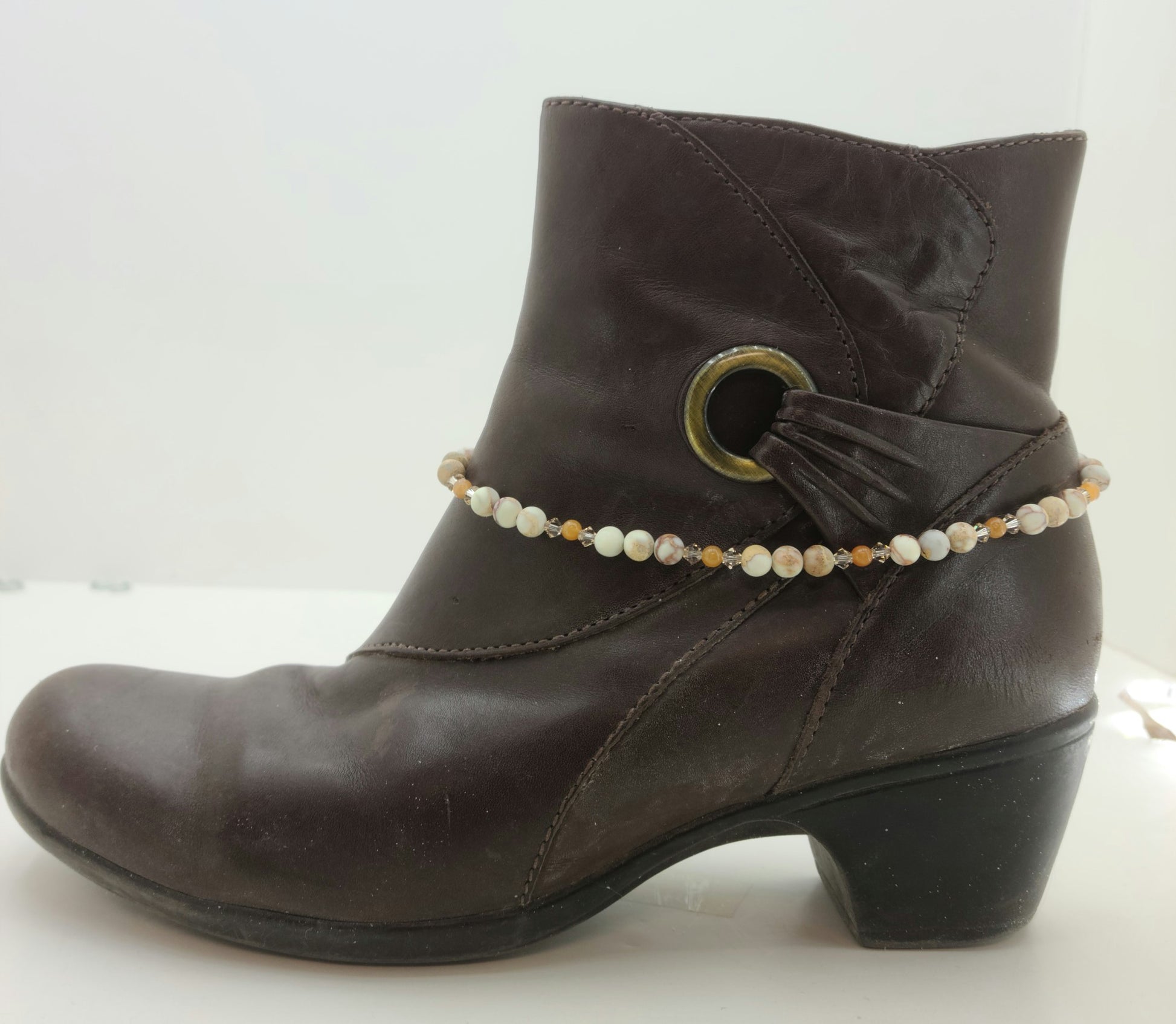 Botswana & Aventurine Boot Bracelet Bling