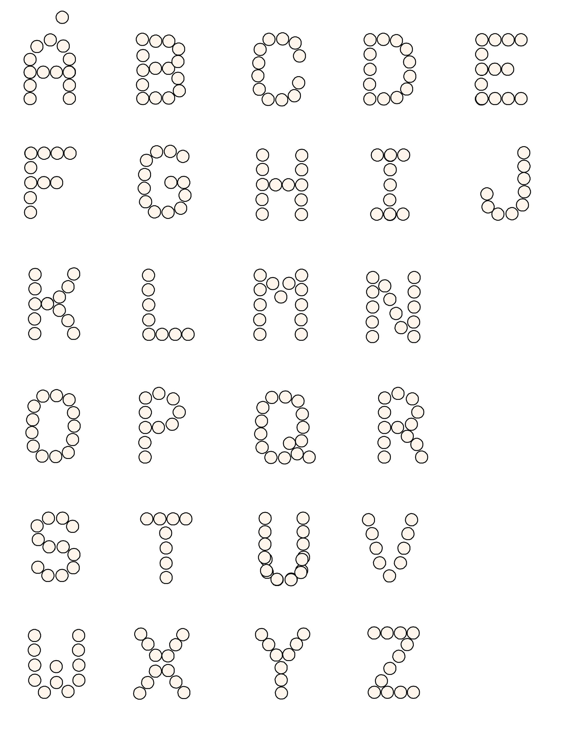 crystal alphabet for cozy
