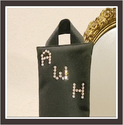 cozy crystal monogram